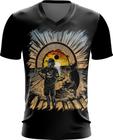 Camiseta Gola V Pesca Esportiva Pôr do Sol Peixes 3 - Kasubeck Store