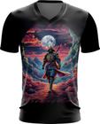 Camiseta Gola V Samurai Ronin Sunset Sem Mestre 7