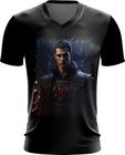 Camiseta Gola V Vampiro Noturno Sangue Morcego Lenda 2