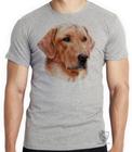 Camiseta Golden Retriever face Blusa criança infantil juvenil adulto camisa tamanhos