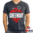 Camiseta Green Day 100% Algodão Punk Rock Geeko