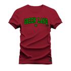 Camiseta Green Land Plus Size Forma Grande Confortável Estampada Varias Cores