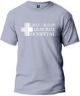 Camiseta Grey's Anatomy Feminina Masculina Básica Fio 30.1 100% Algodão Manga Curta Premium