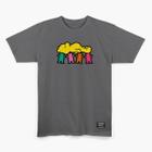 Camiseta grizzly sleep time ss tee heather charcoal