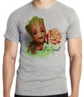 Camiseta Groot rosa Blusa criança infantil juvenil adulto camisa tamanhos