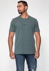 Camiseta Guess Silk Laser Estonada Verde Oliva