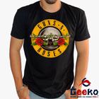 Camiseta Guns N Roses 100% Algodão Rock Geeko