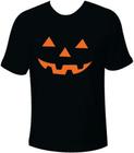 Camiseta Halloween Rosto Abóbora