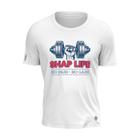 Camiseta Halter Mão Peso No Pain No Gain Shap Life