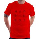 Camiseta Happiness - Foca na Moda