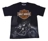 Camiseta Harley Davidson Moto Moto Clube Motocicleta Motoqueiro Blusa Adulto e Plus Size Mr294 BM