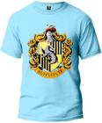 Camiseta Harry Potter Lufa-Lufa Masculina Básica Fio 30.1 100% Algodão Manga Curta Premium