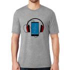 Camiseta Headphone Smartphone - Foca na Moda