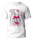 Camiseta Hello Kitty Maromba Treino Bodybuilding em Algodão