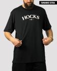Camiseta Hocks Curva (Tamanho Extra ) - Preto
