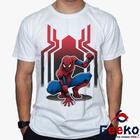 Camiseta Homem-Aranha 100% Algodão Spiderman Homem Aranha Geeko