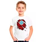 Camiseta homem de ferro infantil