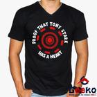 Camiseta Homem de Ferro Proof That Tony Stark Has A Heart Iron Man Geeko