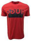 Camiseta Hugo Boss Dough de gola redonda para homens GG - vermelha brilhante