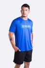 Camiseta Hupi Tunder Running Masculina Azul Manga Curta