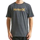 Camiseta Hurley Silk OeO Solid Cinza Mescla Escuro