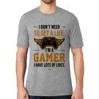 Camiseta I'm a gamer, I have lots of lives - Foca na Moda