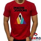 Camiseta Imagine Dragons 100% Algodão Evolve Geeko