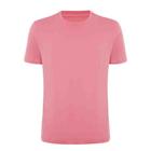 Camiseta Individual Básica Regular Rosa Escuro