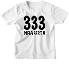 Camiseta Infantil 333 Meia Besta