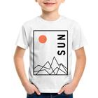 Camiseta Infantil Abstract Sun - Foca na Moda