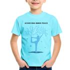 Camiseta Infantil Achieving Inner Peace - Foca na Moda