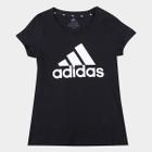 Camiseta Infantil Adidas Essentials Big Logo Feminina