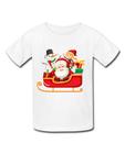 Camiseta infantil Adulto menino menina Feliz Nata Grinch Papai Noel Ho Ho Ho Festa Xadrez Rena