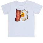 Camiseta Infantil Bacon e ovo