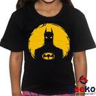 Camiseta Infantil Batman 100% Algodão Geeko