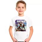 Camiseta Infantil Branca Fortnite 15