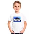 Camiseta Infantil Branca Fortnite 19