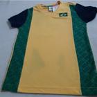 Camiseta Infantil Brasil Blusa Menino Menina Camisa Maj360