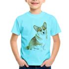 Camiseta Infantil Cachorro Welsh Corgi Pembroke - Foca na Moda