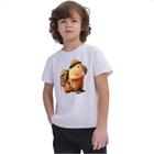 Camiseta Infantil Capivara aventureira