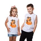 Camiseta Infantil Capivara Safari Zoológico Estimação