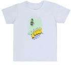 Camiseta Infantil Chaves descendo as cataratas em um barril