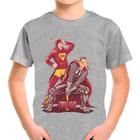 Camiseta Infantil Cinza Chapolin Chaves 02