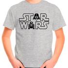 Camiseta Infantil Cinza Filme Star Wars 05