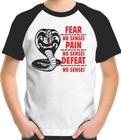 Camiseta Infantil Cobra Kai Fear No Sensei