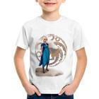 Camiseta Infantil Daenerys Targaryen Art - Foca na Moda