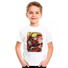 Camiseta Infantil Desenho Naruto Anime 02