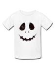 Camiseta Happy Halloween Dia das Bruxas Terror Adulto Infantil Masculina  Feminina Baby look Estampa Total Personalize Sua Frase De Terror HLE08