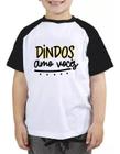 Camiseta infantil dindos amo vocês camisa blusa padrinhos