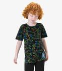 Camiseta Infantil Dinossauros Rovi Kids Preto